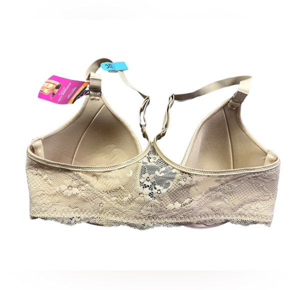 MAIDENFORM latte lift smoothing underwire racerback front closure bra 32C NWT - Picture 2 of 2